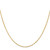 14K 24 inch 1.10mm Singapore with Spring Ring Clasp Chain