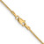 14K 24 inch 1.1mm Round Snake with Lobster Clasp Chain