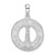 De-Ani Sterling Silver Rhodium-Plated Cape Cod with Lighthouse Circle Pendant