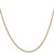 14K 24 inch 1.4mm Round Open Link Cable with Lobster Clasp Chain