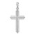 De-Ani Sterling Silver Rhodium-plated Passion Cross with Frame Pendant