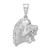 De-Ani Sterling Silver Rhodium-Plated Polished 3D Conch Shell Pendant - QC-A84B8DDD-8391