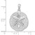 De-Ani Sterling Silver Rhodium-Plated Polished and Textured Sand Dollar Pendant - QC-2F365444-7090