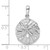 De-Ani Sterling Silver Rhodium-Plated Polished and Textured Sand Dollar Pendant - QC-C3A75D2E-9389