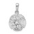 De-Ani Sterling Silver Rhodium-Plated Polished and Textured Sand Dollar Pendant - QC-E785E228-1768