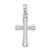 De-Ani Sterling Silver Rhodium-plated Polished Cross Pendant - QC-2E75AAA2-6402