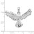 De-Ani Sterling Silver Rhodium-Plated Polished Flying Eagle Pendant - QC-EC83133C-2253