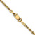 14K 24 Inch 2.25mm Diamond-cut Quadruple Rope Lobster Clasp Chain
