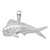 De-Ani Sterling Silver Rhodium-Plated Polished Mahi-Mahi Fish Pendant - QC-F4FB7696-1343