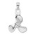 De-Ani Sterling Silver Rhodium-Plated Polished Moveable 3D Propeller Pendant - QC-CE6EB5CA-7072