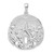 De-Ani Sterling Silver Rhodium-Plated Polished Sand Dollar Pendant - QC-05FB81E4-6730