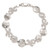 De-Ani Sterling Silver Rhodium-Plated Polished Starfish / Shell / Sand Dollar Bracelet
