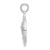 De-Ani Sterling Silver Rhodium-Plated Textured Bahamas with Dolphins Pendant