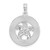 De-Ani Sterling Silver Rhodium-Plated Textured Bahamas with Starfish Pendant