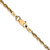 14K 24 inch 2.5mm Ultra Diamond-cut Rope with Lobster Clasp Chain - EX-095BAE66-1952