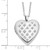 Diamond Fascination Diamond Mystique Sterling Silver Platinum-plated Diamond Heart Locket