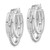Diamond Fascination Diamond Mystique Sterling Silver Platinum-plated Diamond Multi Hoop Earrings