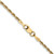 14K 24 Inch 2mm Diamond-cut Quadruple Rope Lobster Clasp Chain