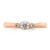 First Promise 14k Rose Gold 1/4 carat Lab Grown Diamond VS/SI+ G+ Complete Petite Engagement Ring