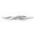 First Promise 14k White Gold 1/15 carat Lab Grown Diamond VS/SI+ G+ Complete Petite Engagement Ring