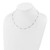 Herco Platinum Polished Bezel Set 14 Station 18 Inch Necklace Mounting