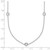 Herco Platinum Polished Bezel Set 9 Station 20 Inch Necklace Mounting - PT-0E05D0AA-9170