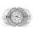 IBGoodman 10k White Gold 1 1/5 carat Lab Grown Diamond VS/SI+ G+ Complete Men's Cluster Ring