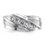 IBGoodman 10k White Gold 3/4 carat Lab Grown Diamond VS/SI+ G+ Five Stone Complete Men's Ring