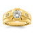 IBGoodman 14k 1/15 carat Lab Grown Diamond VS/SI+ G+ Semi Mount Men's Ring - RM-03C2567D-6170