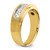 IBGoodman 14k Five Stone Polished and Brushed Men's Ring Mounting