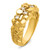 IBGoodman 14k Men's Polished Nugget Texture 1/4 Carat AA Quality Diamond Ring