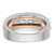 IBGoodman 14k Rose and White Gold Men's Polished Cut-Out 5-Stone 1/2 Carat AA Quality Diamond Ring - B6-2E266981-3855