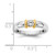 IBGoodman 14k Two-Tone 1/3 carat Lab Grown Diamond VS/SI+ G+ Complete Ladies Wedding Band - B6-CEBDFEEC-4017