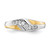 IBGoodman 14k Two-tone 1/4 carat Lab Grown Diamond VS/SI+ G+ Complete Men's Ring - RM-4CA8286C-8850