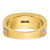 IBGoodman 14k Two-tone Men's Polished and Grooved 5-Stone 1/4 Carat AA Quality Diamond Ring - B6-466C88A8-7530