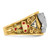 IBGoodman 14k Two-tone Men's Polished and Textured with Multi-color Enamel Active 33rd Degree Masonic Ring