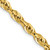 14K 24 inch 4.25mm Semi Solid Rope with Lobster Clasp Chain