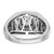IBGoodman 14k White Gold 1/2 carat Lab Grown Diamond VS/SI+ G+ Complete Men's Ring - RM-0F093276-2601
