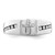IBGoodman 14k White Gold 1/4 carat Lab Grown Diamond VS/SI+ G+ Complete Cross Men's Band