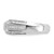 IBGoodman 14k White Gold Men's Polished 1 7/8 Carat AA Quality Diamond Ring