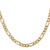 14K 24 inch 5.25mm Flat Figaro with Lobster Clasp Chain