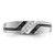 IBGoodman 14k White Gold Polished Satin and Grooved Men's Ring Mounting - B6-27A943C2-8381