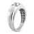 IBGoodman 14k White Gold Satin and Polished Men's Ring Mounting