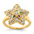 IBGoodman 14k Women's Polished Eastern Star Masonic Ring Mounting