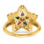 IBGoodman 14k Women's Polished Eastern Star Masonic Ring Mounting