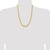 14K 24 inch 6.75mm Solid Miami Cuban Link with Lobster Clasp Chain