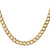 14K 24 inch 7mm Semi-Solid Curb with Lobster Clasp Chain