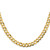 14K 24 inch 8.3mm Lightweight Flat Cuban with Lobster Clasp Chain