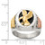 Landstrom's Mt. Rushmore Black Hills Sterling Silver 12K Gold Accents Antiqued Eagle Ring - QB-5684D6A5-1294