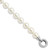 Majestik Sterling Silver Rhodium-plated 10-11mm White Imitation Shell Pearl Hand-knotted Fancy Bracelet